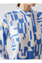 Trendlucky Women's Shirt Tunic with a Distinctive Collar Pattern - 3