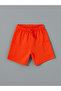 Two Mt Shop Quality Lcw Kids Orange Combed Cotton Plain Standard & Regular Boys' Shorts