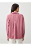 Aerobin Button Detailed Blouse / Shirt - Dark Rose - Refka - 6