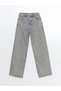 Two Mt Shop Quality Lcw Jeans Indigo Denim Straight Baggy Fit Regular Waist Wide Leg Women's Jean Pants - 6