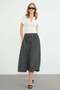 Polka Dot Modal Skirt with Elastic Waist