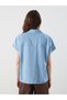 Two Mt Shop Quality Loose Fit Women's Jean Shirt - 4
