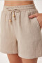 Muslin Blouse Shorts Set Lmc0063 Cream - 6