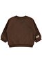 Keep Smiling Label Basic 6-18 Months Sweatshirt - Brown