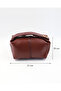 Women's Lilyum Model Lock Detailed Handbag with Adjustable Strap - 7