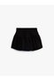 Crinkle Fabric Ruffled Skort - 3