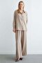 Basic Buttoned Casual Crinkle 2-Piece Set