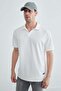 Basic Polo Neck Modal T-Shirt - 7