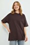 Basic Crew Neck Oversize T-Shirt - 5