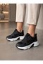 Daily Women's Lightweight Lace-Up Thick High-Soled Walking Breathable Athletic Shoes Orthopedic - 3