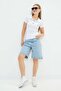 Embroidered Polo Collar Slim Fit T-Shirt - 5