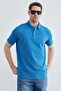 Basic Polo Neck Pique T-Shirt - 5