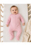 Baby Sleep and Play Romper with Booties and Snap Fasteners, 100% Cotton