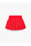 Bürümcük Fabric Skirt with Flounces and Shorts - 3