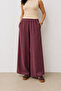 Elastic Waist Pants Plum - 2