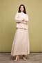 A-Line Linen Beige Maxi Skirt I2717Ax26Hs - 2