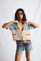 Regular Fit Polo Neck Openwork Knitwear Ecru Cardigan H7874Ax26Sm - 3