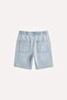 Regular Fit Elastic Waist Ice Blue Jean Bermuda Shorts I3210Ax26Sm - 8