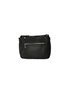 Duki Daso Black Cream Striped Detailed Women's Shoulder and Crossbody Bag |   Summer T8522 Black 3 Compartments - 4