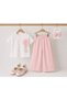 Pink Girls' Set with Tulip Accessories
