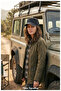 Unisex Vintage Washed Castro Hat - Distressed Military Style Cap - 4