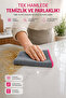 Premium Bleach-Resistant Microfiber Kitchen Cleaning Cloth Set of 3 40X40 cm Multi-Purpose Super Absorbent Gray - 3