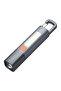 Lithium ion ZOOM 0307 Grey Strong Lighting ABS Flashlamp USB Charging Portable Outdoor EDC Torch Cam - 7