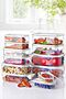 12 Pieces Picnic Camping Travel Storage Box| White Rectangular Storage Box - 3