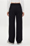 Lycra Series Move Double Buttoned Stretchy Black Palazzo Pants - 7