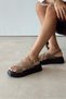 Nancy Toprak Genuine Leather Sandals - 5