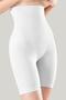 Women's White Mid-Calf Corset with Silicone 1227