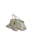 Duki Daso White Women's Hand and Shoulder Bag with Lock Detail |   Summer Mt1652 White Single Compartment Zipper Pocket - 3