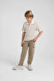 5-14 Years Liam Drake Boys' Trousers-Khaki - 2