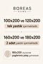 طقم ملاءة سرير وغطاء وسادة من بيور رانفورس مقاس 100x200-160x200 سم باللون الرمادي الفحمي - 2