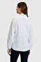 Women's Light Blue Long Sleeve Basic Shirt 50320211-Vr003 - 5