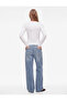 Modal Blend Slim Fit High Collar Long Sleeve T-Shirt - 3