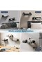 Mini Projector Tray, Aluminum Alloy Bracket Wall Mount Projector Stand, TV Box Stand, Perfect for Meeting Rooms, Home Use Decoration, Projectors & Sounds Speaker Stand Tray Holder -Black - 6