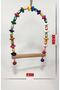Trendme Uniq Bird Toys Wooden Bell Beaded Swing - 3
