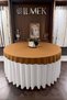 Dertsiz Round Tablecloth Cover |   For Wedding, Event, Organization, Hotel, Restaurants and Home - 2