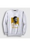Unisex White Signature Neymar Football Soccer Sweatshirt 615839Tt