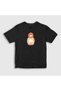 Unisex Kids Black Vintage Matryoshka Doll T-Shirt 620743Tt