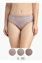 Briefs Floral Print - Set of 3