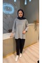 Pixi̇ Long Sleeve Tshirt – Gray - 3