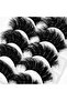 5 Pairs Eyelashes Faux Mink Eyelashes Long Lasting Fluffy Mink Lashes Dramatic Volume lashes Exte... - 2