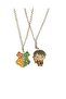 Harry Potter and Hogwarts Couple Necklace