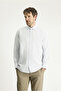 Long Sleeve Regular Fit Pattern Cotton Easy-Iron Shirt - 3