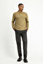 Polo Neck Regular Fit Patterned Sweatshirt - 3