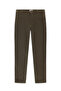 Relaxed Fit Comfortable Cut Lycra Pleated Velvet Trousers - 2