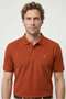 Polo Neck Slim Fit Embroidered 100% Cotton T-Shirt - 2