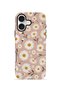 iPhone 17 Vorian Double Layer Case Daisy Mocha Garden